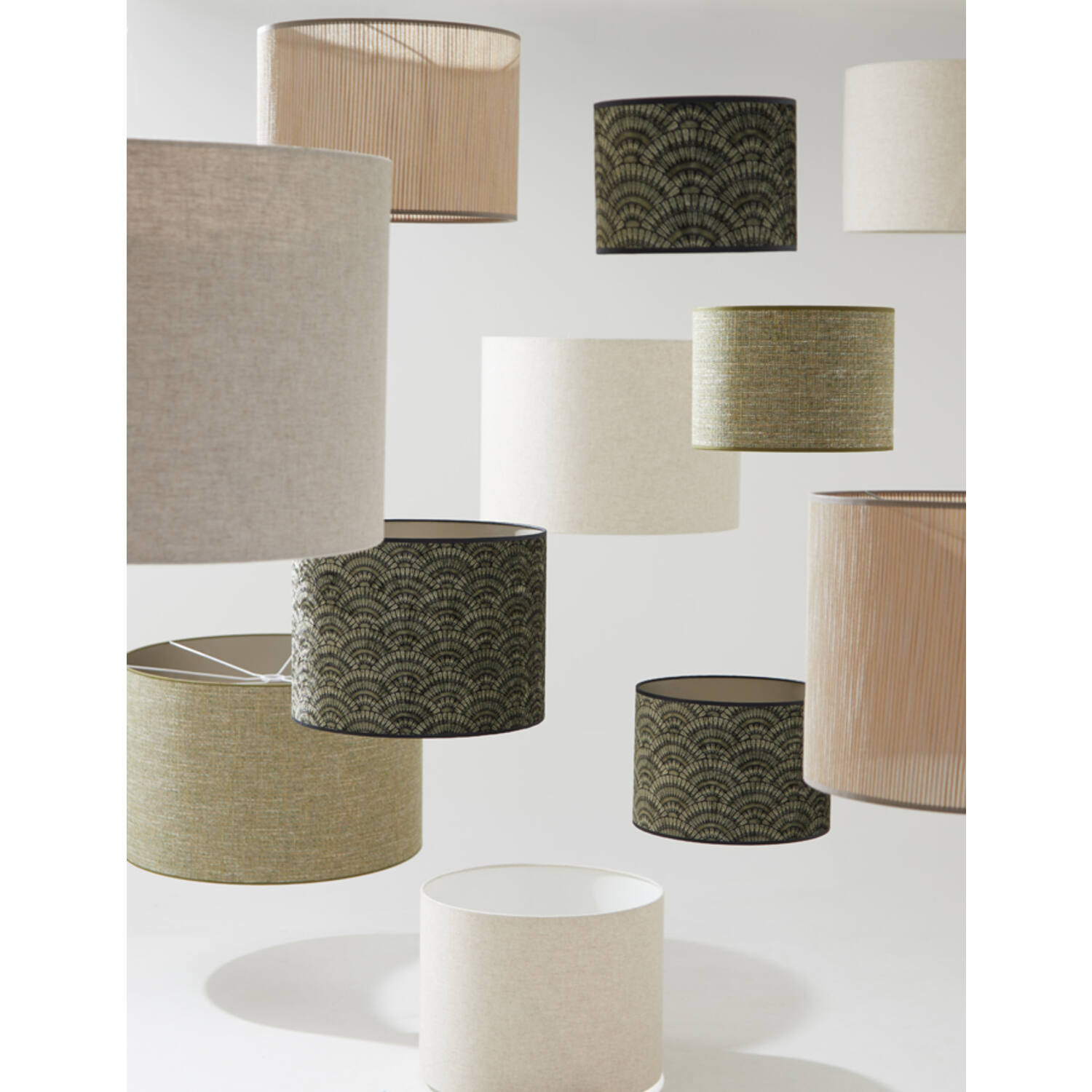 Rene Houtman Lampenkap Cilinder 50x50x38 Cm Naturel
