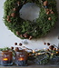 Rene Houtman Decoratieve Rustieke Kersttak Met Bellen | L30 cm