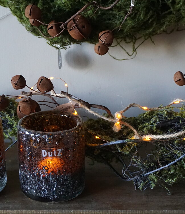 Rene Houtman Decoratieve Rustieke Kersttak Met Bellen | L30 cm