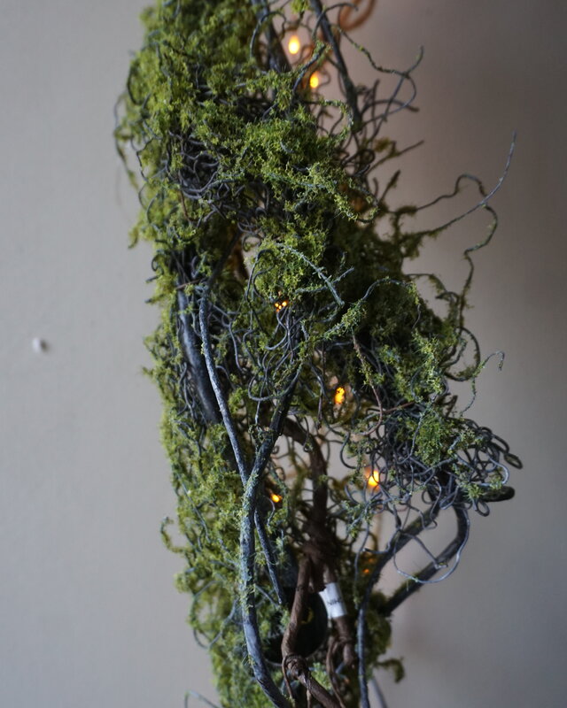 Rene Houtman Mos Kunst Guirlande Groen | L150 cm