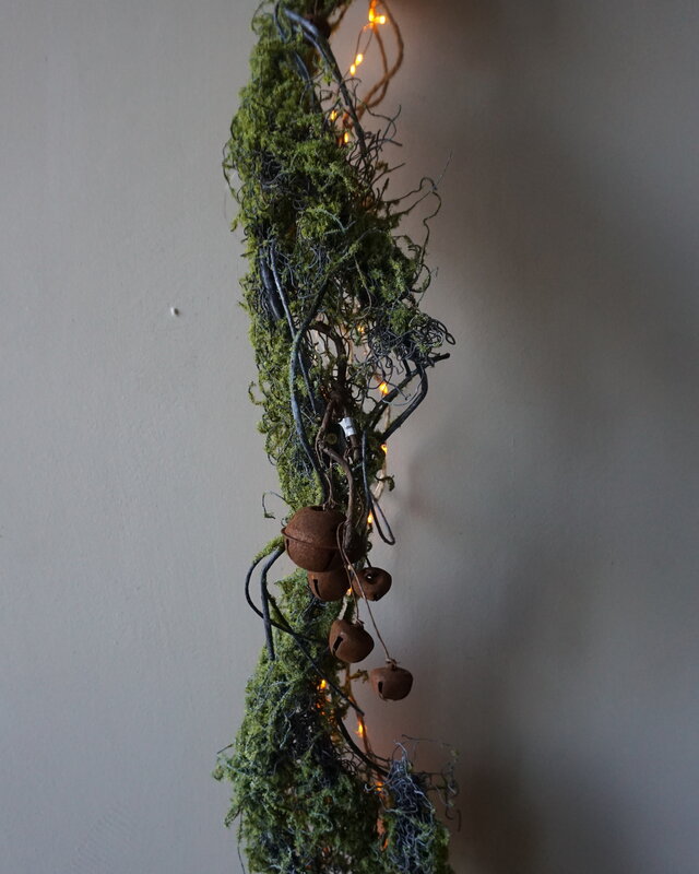 Rene Houtman Mos Kunst Guirlande Groen | L150 cm