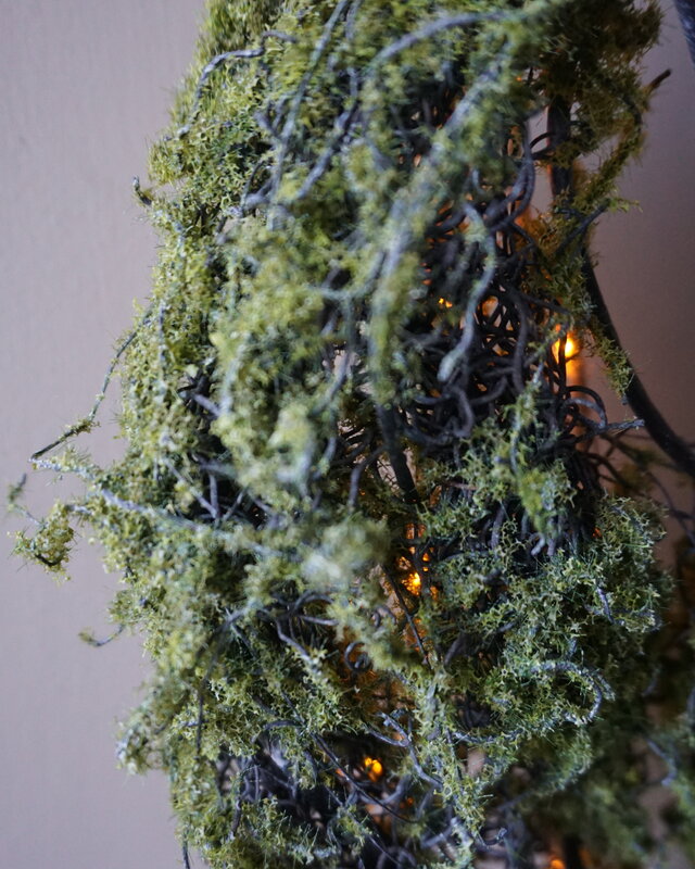 Rene Houtman Mos Kunst Guirlande Groen | L150 cm