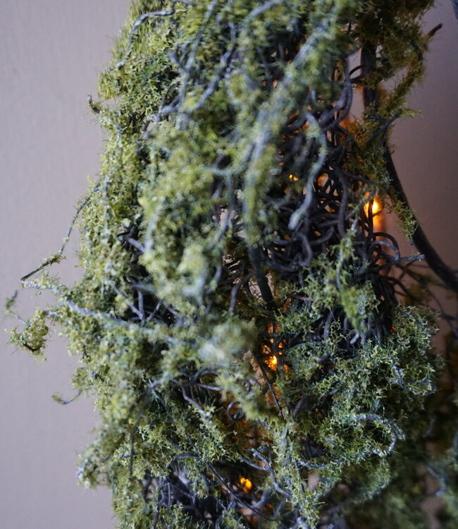 Rene Houtman Mos Kunst Guirlande Groen | L150 cm