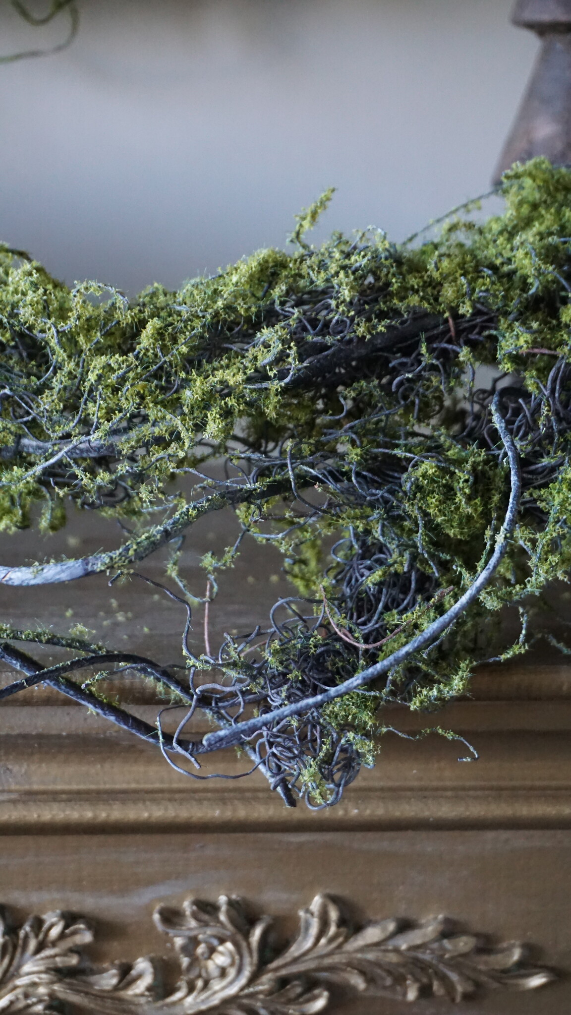 Rene Houtman Mos Kunst Guirlande Groen | L150 cm