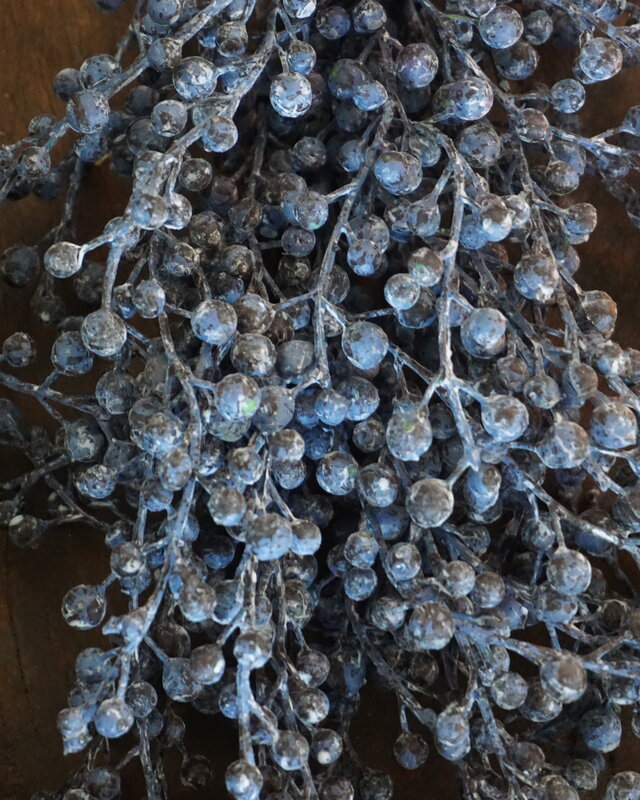 Rene Houtman Kunst Dadeltak Blauw/Paars | L60 x B20 cm