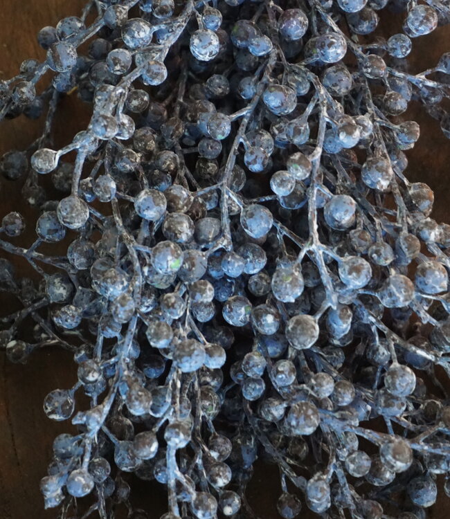 Rene Houtman Kunst Dadeltak Blauw/Paars | L60 x B20 cm