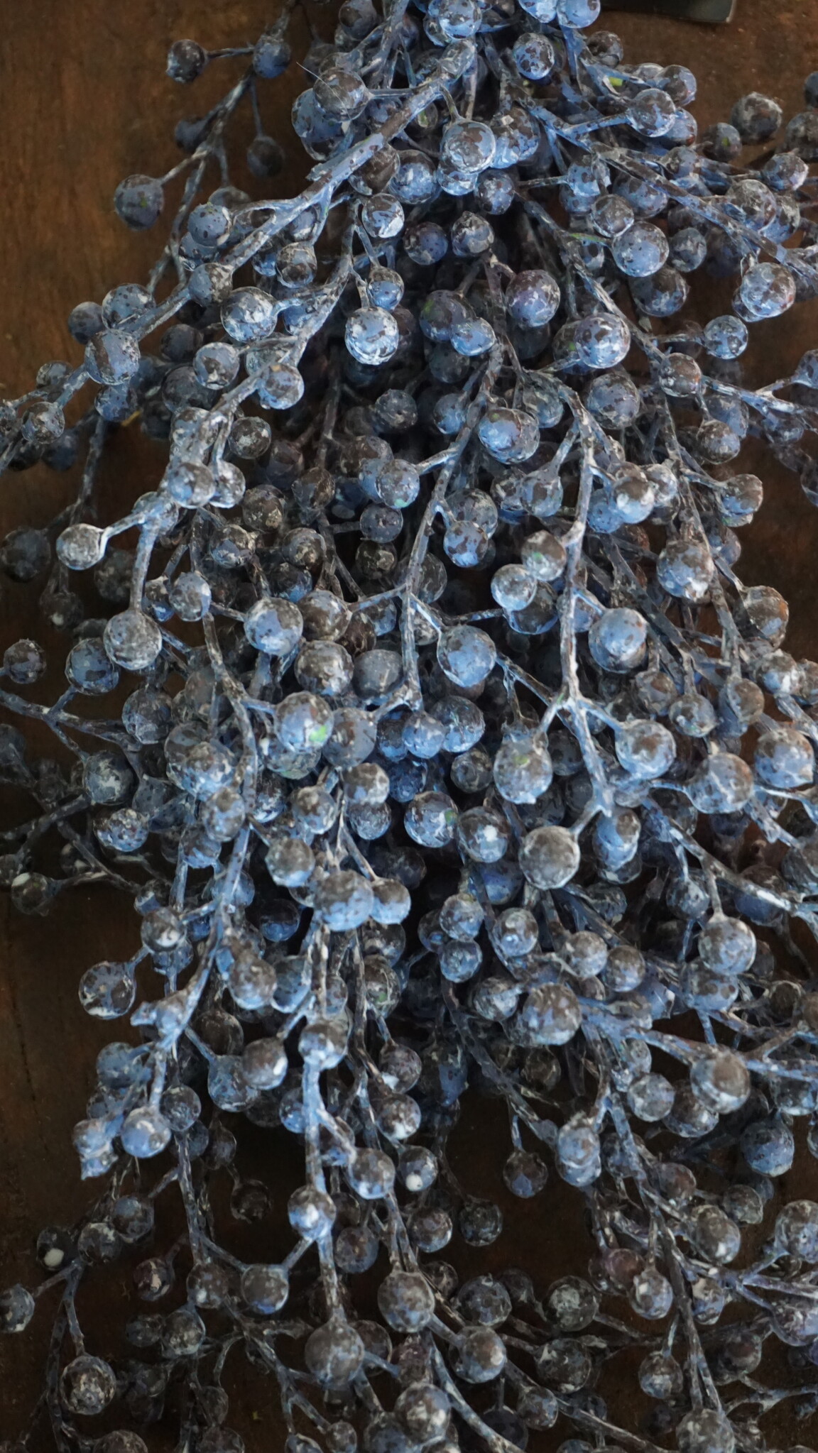 Rene Houtman Kunst Dadeltak Blauw/Paars | L60 x B20 cm