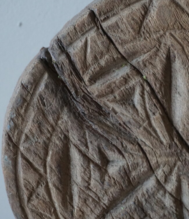 Rene Houtman Onderzetters Mandela Hout | H3xB18xL24 cm