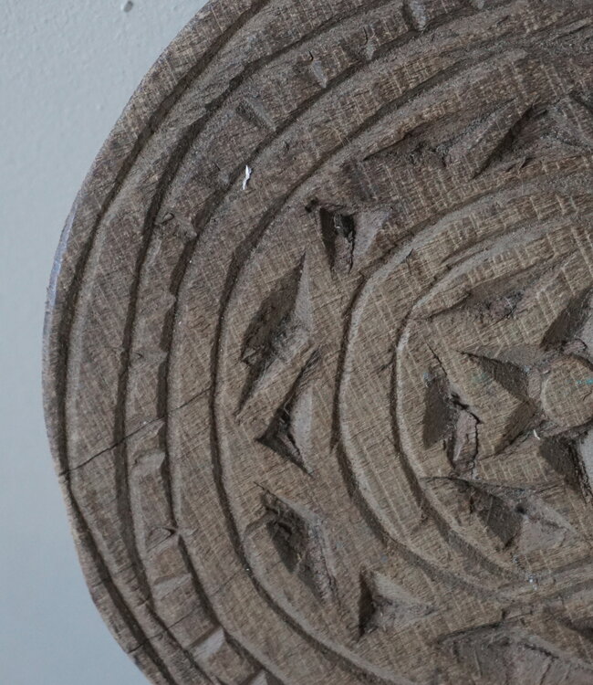 Rene Houtman Rustieke Onderzetter Hout | Mandela | H2,5xB19 cm