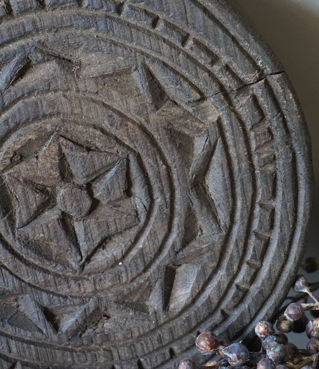 Rene Houtman Onderzetter Mandela |  Hout | H3xB20 cm