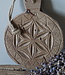 Rene Houtman Houten Plankje | Onderzetter | Mandela | H3xB19xL25 cm