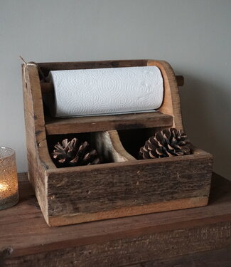 Rene Houtman Keukenrolhouder Greet | Truckwood | H26 x B30 x D30 cm