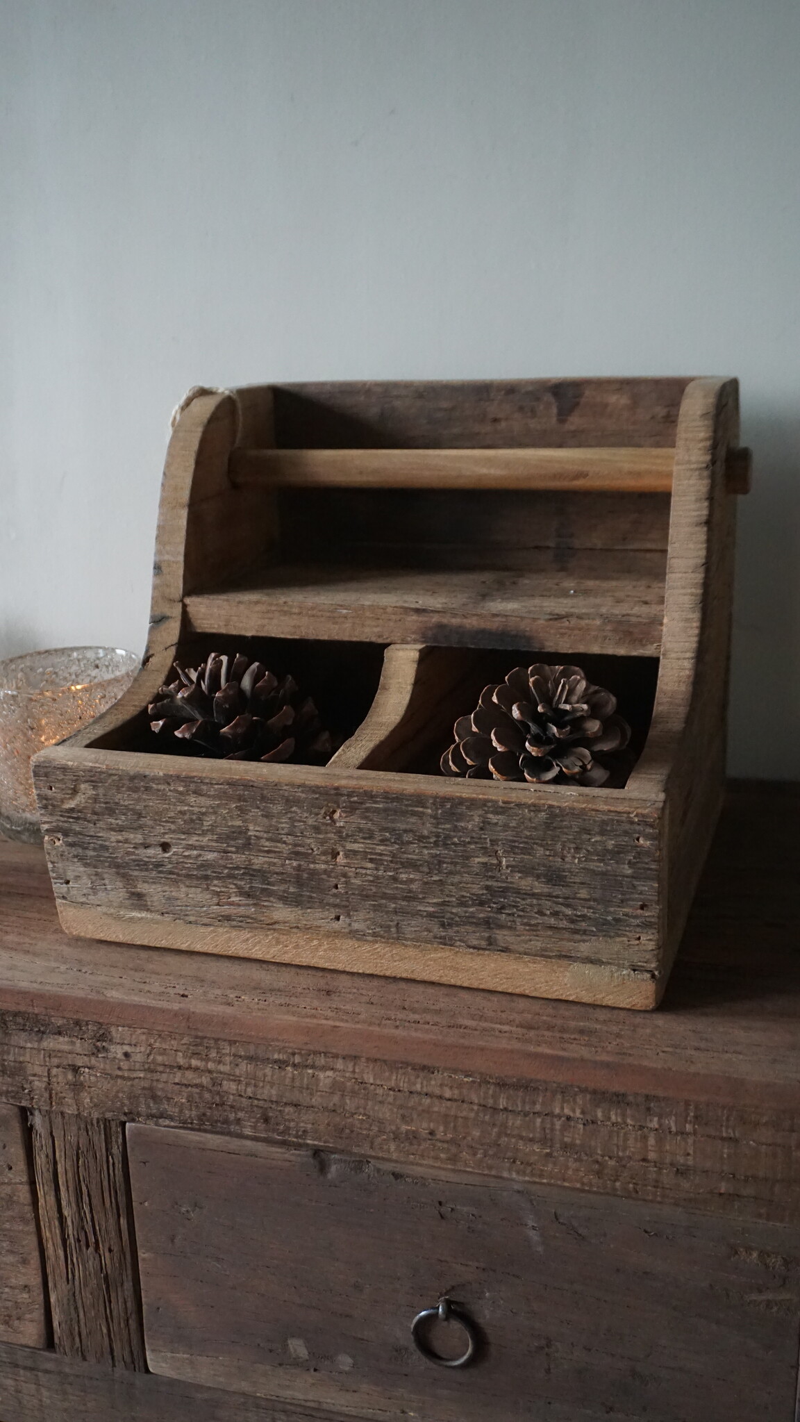 Rene Houtman Keukenrolhouder Greet | Truckwood | H26 x B30 x D30 cm