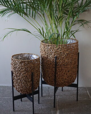 Rene Houtman Plantenmand Bloembak | Set Van 2