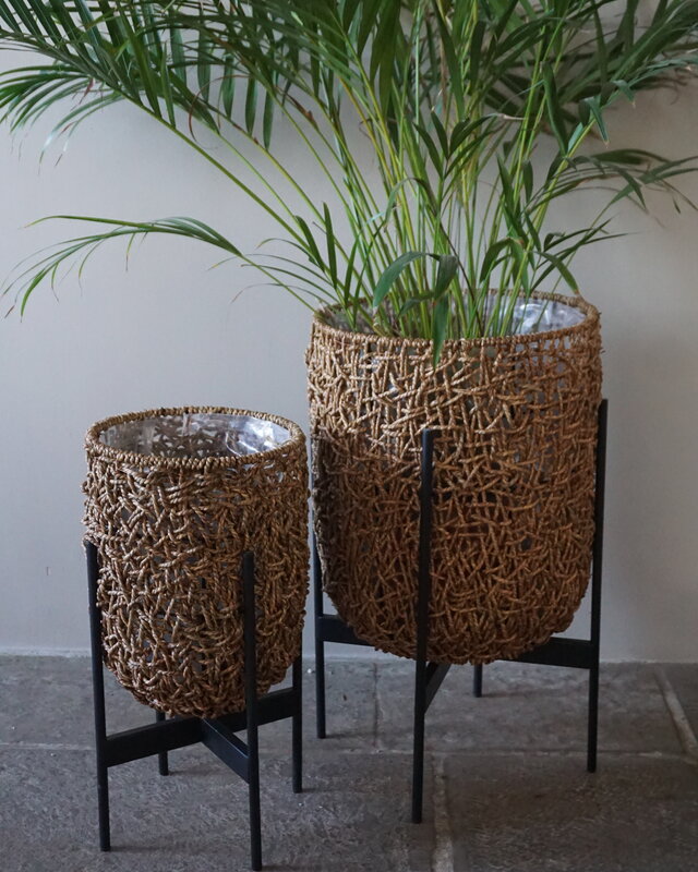 Rene Houtman Plantenmand Bloembak | Set Van 2