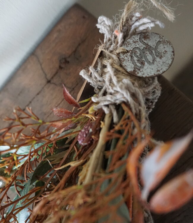 Rene Houtman Kunst Toef Met Shabby Doek | L30 cm