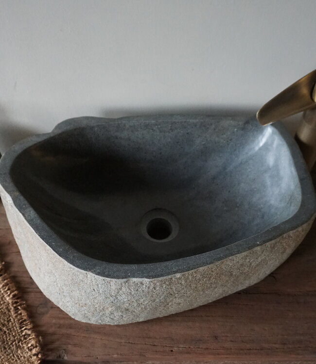 Rene Houtman Waskom Rivierkom + Spoelgat | H16xB47xD30 cm