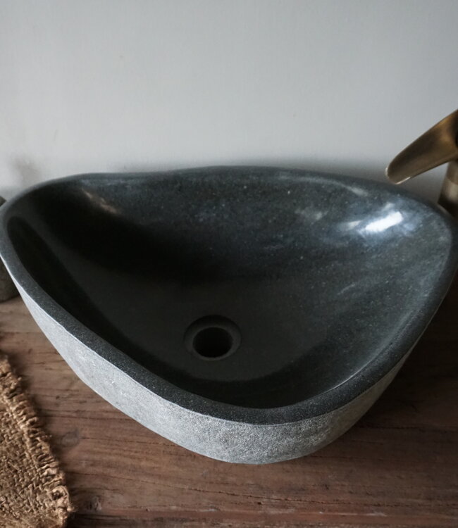 Rene Houtman Waskom Rivierkom + Spoelgat | H16xB51xD34 cm