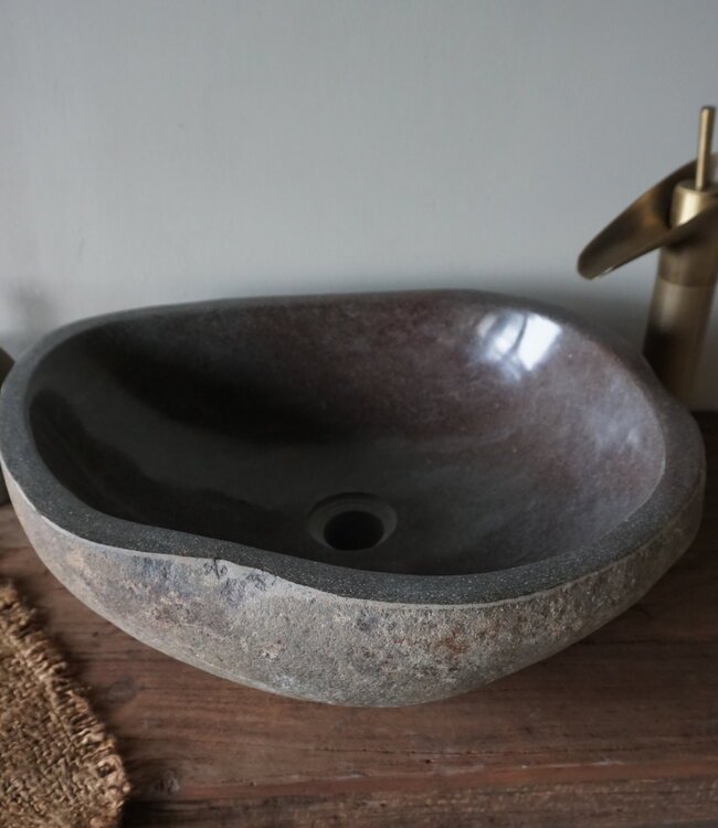 Rene Houtman Waskom Rivierkom + Spoelgat | H17xB47xD40 cm