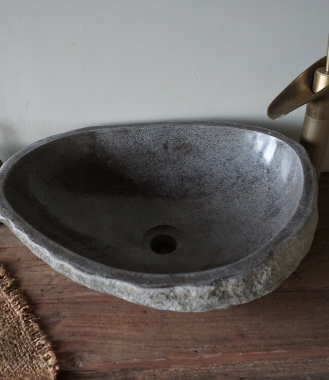 Rene Houtman Waskom Rivierkom + Spoelgat | H15,5xB48xD37 cm