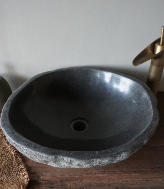 Rene Houtman Waskom Rivierkom + Spoelgat | H15xB45xD42 cm