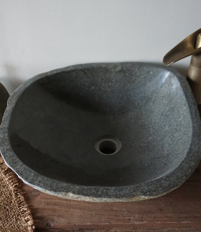 Rene Houtman Waskom Rivierkom + Spoelgat | H14xB46xD43 cm