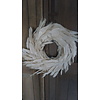 Krans Pauwenveer Wit | H6 x D40 cm