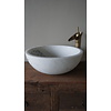 Waskom Marmor | Wit | Marmer | Ø 40 x H15 cm