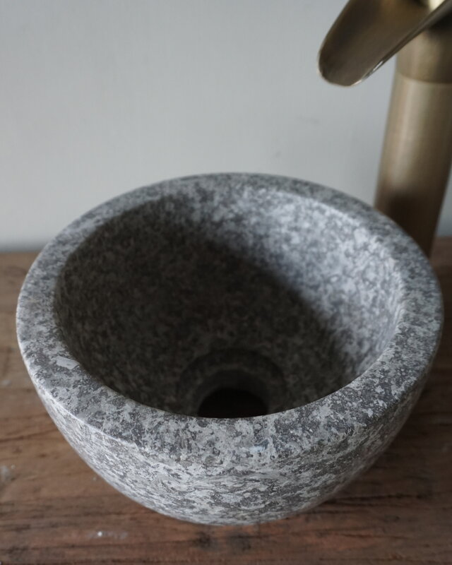 Rene Houtman Waskom Marmer Grijs | Ø21 x H12 cm