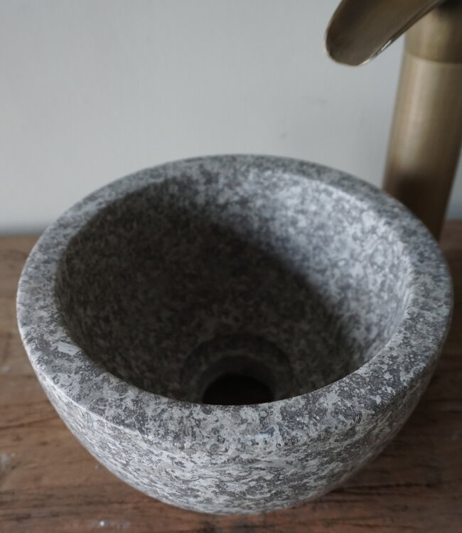 Rene Houtman Waskom Marmer Grijs | Ø21 x H12 cm