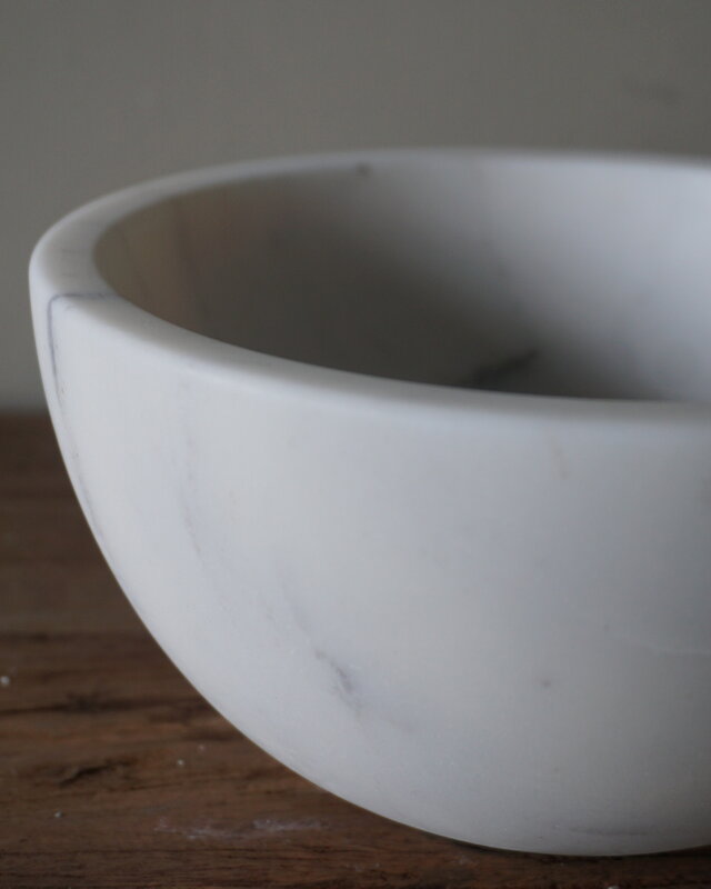 Rene Houtman Waskom Marmer Wit | Ø20 x H10 cm
