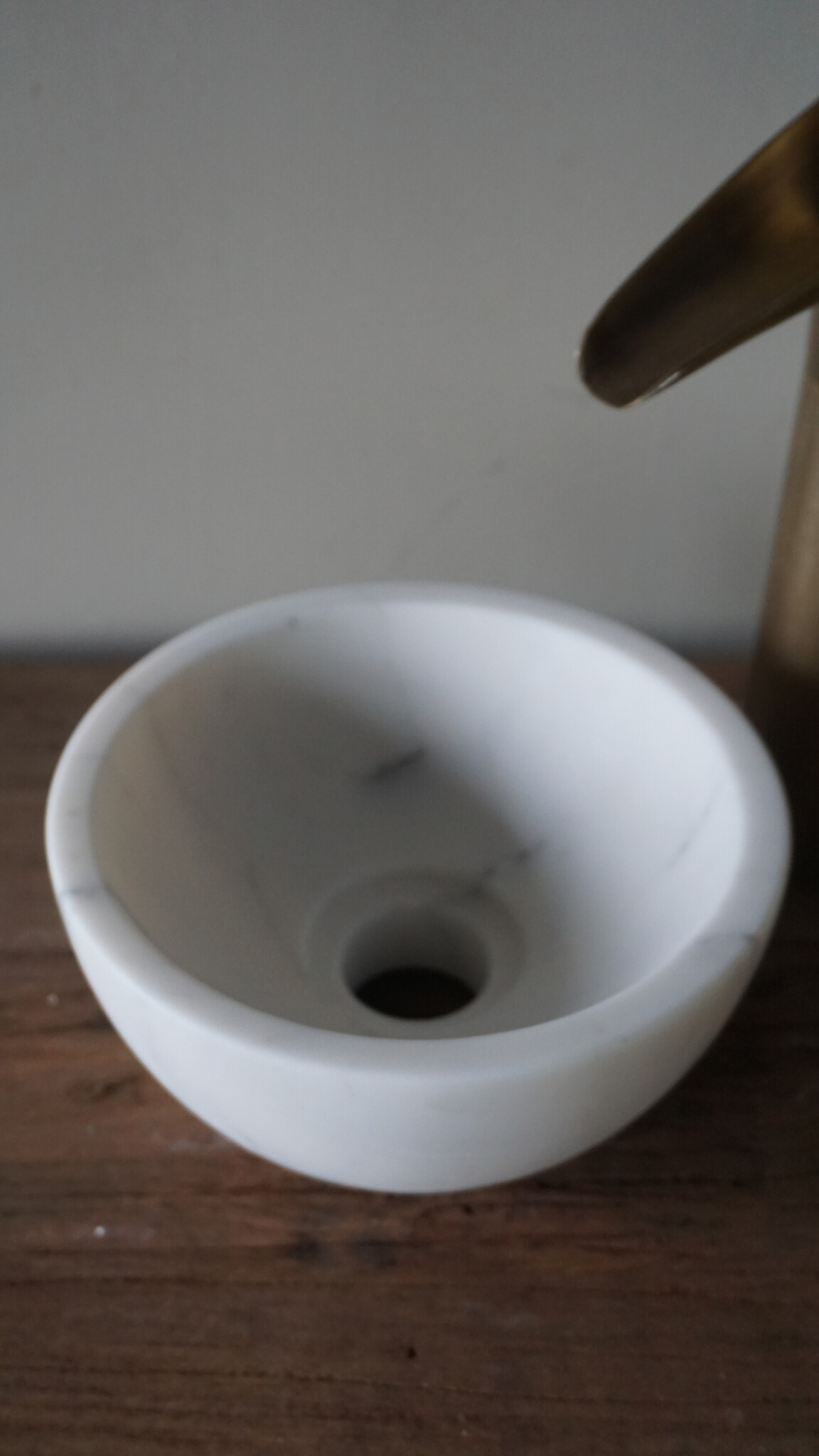 Rene Houtman Waskom Marmer Wit | Ø20 x H10 cm