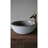 Luxe Waskom Grijs Marmer | Rond |  Ø38 x 15 cm