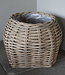 Rene Houtman Plantenmand Bloembak Rotan | Set Van 2