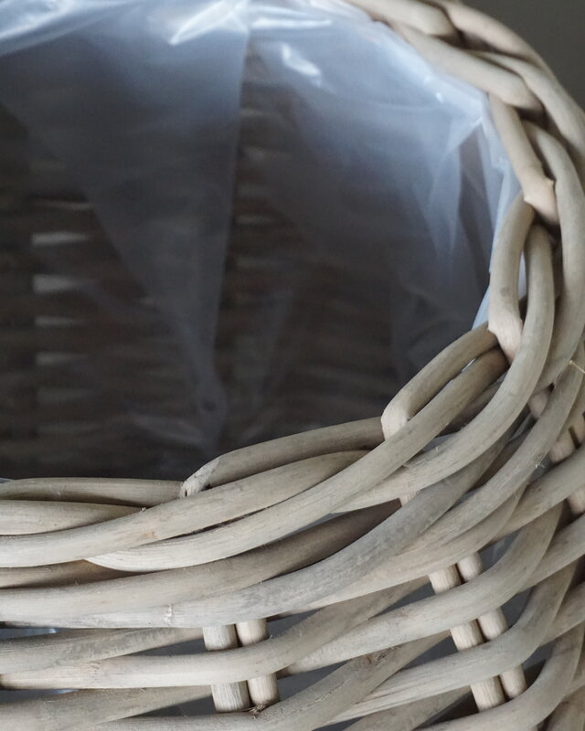 Rene Houtman Plantenmand Bloembak Rotan | Set Van 2