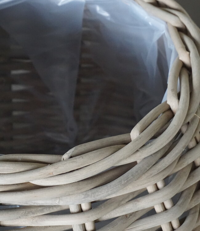 Rene Houtman Plantenmand Bloembak Rotan | Set Van 2