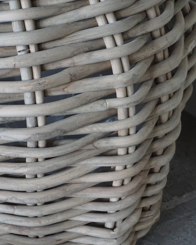 Rene Houtman Plantenmand Bloembak Rotan | Set Van 2