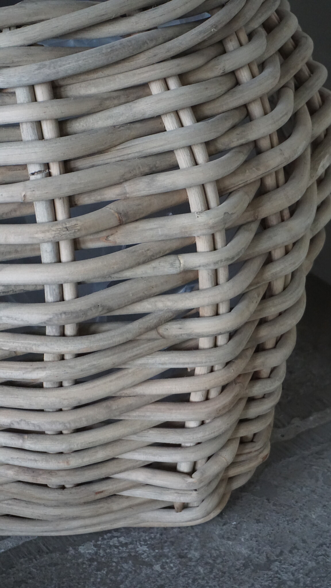 Rene Houtman Plantenmand Bloembak Rotan | Set Van 2