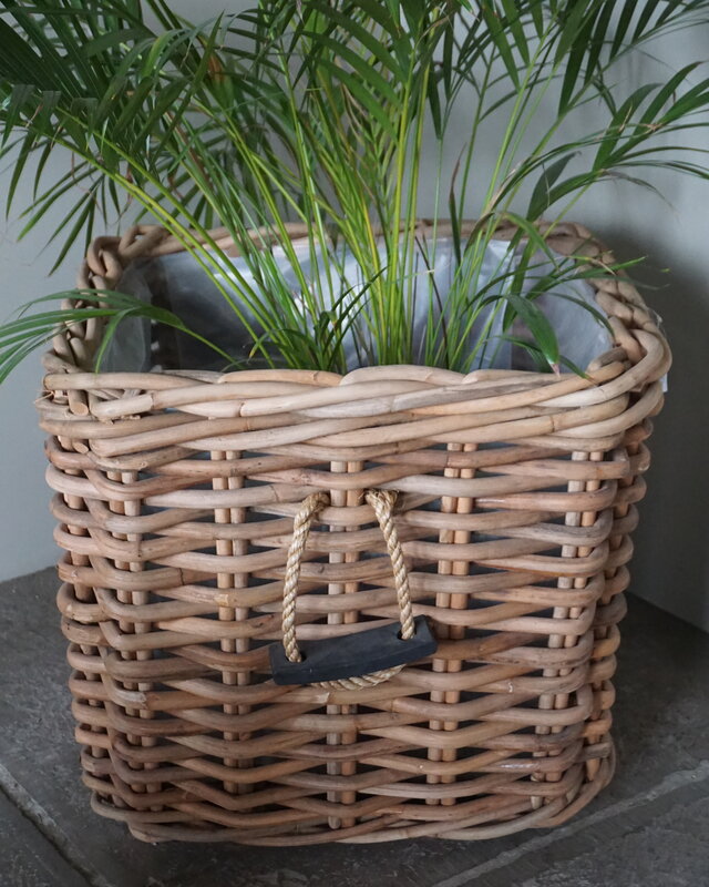Rene Houtman Set Van 2 Plantenmanden Bloembakken | Rotan