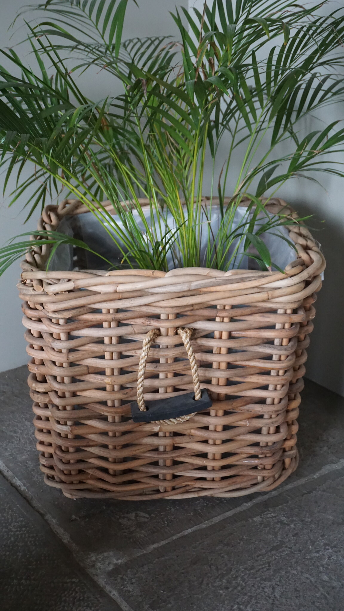 Rene Houtman Set Van 2 Plantenmanden Bloembakken | Rotan