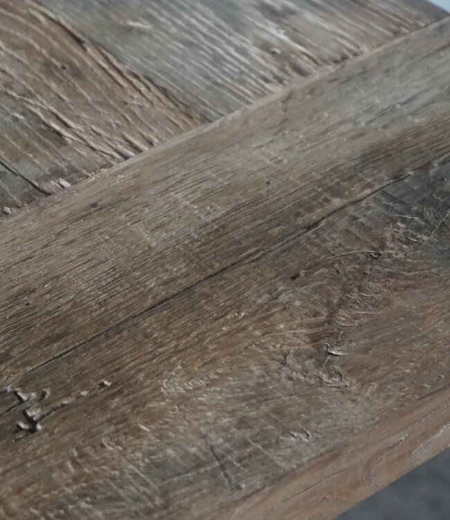 Rene Houtman Oud Eikenhouten Tafel | L300 x B100 x D80 cm