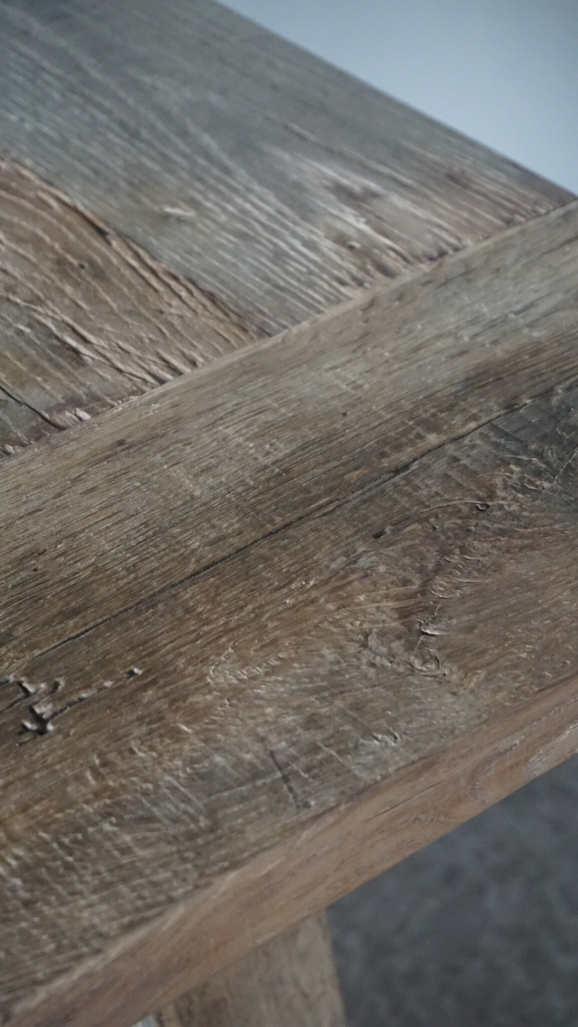 Rene Houtman Oud Eikenhouten Tafel | L300 x B100 x D80 cm