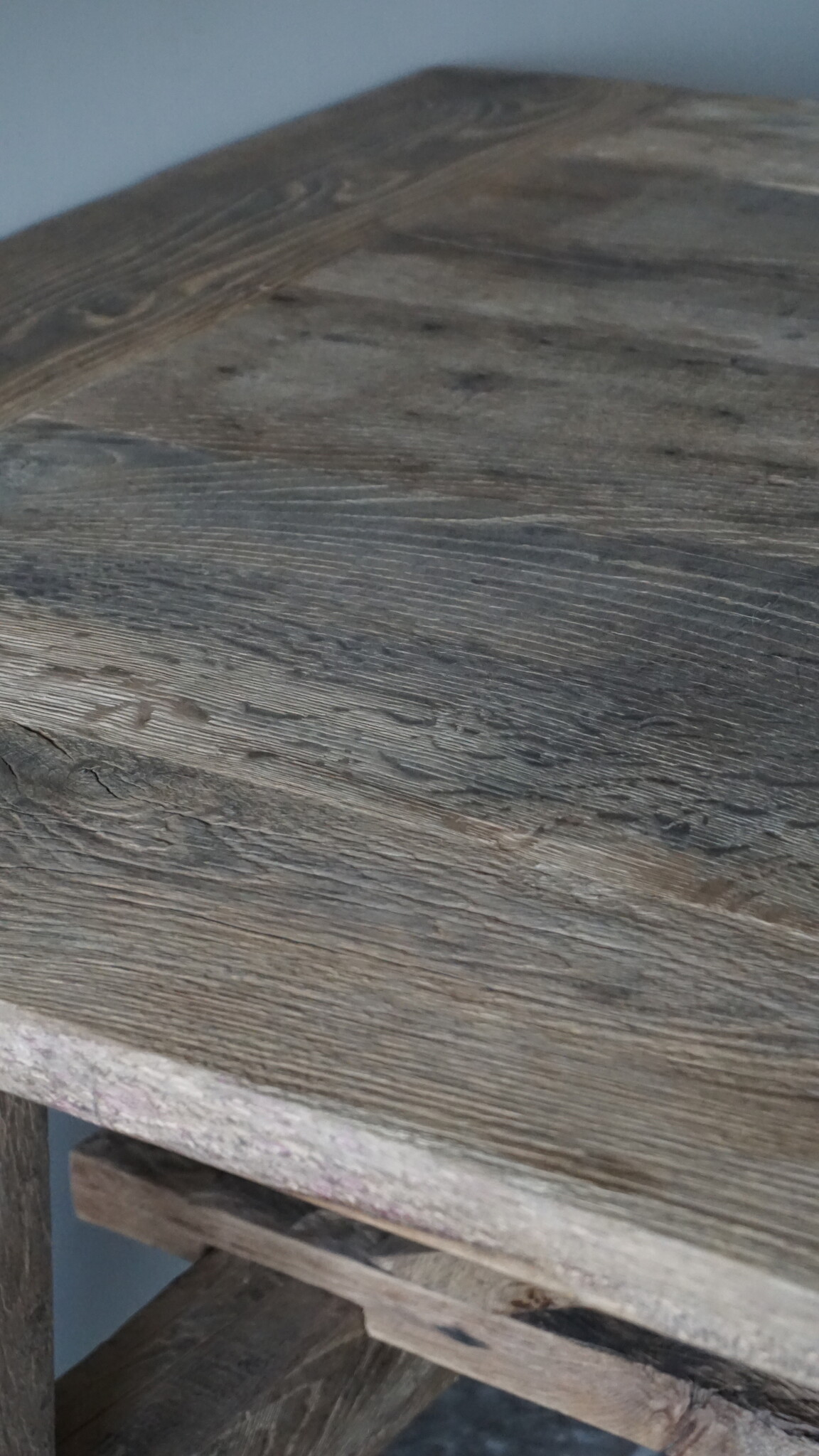 Rene Houtman Oud Eikenhouten Tafel | L300 x B100 x D80 cm