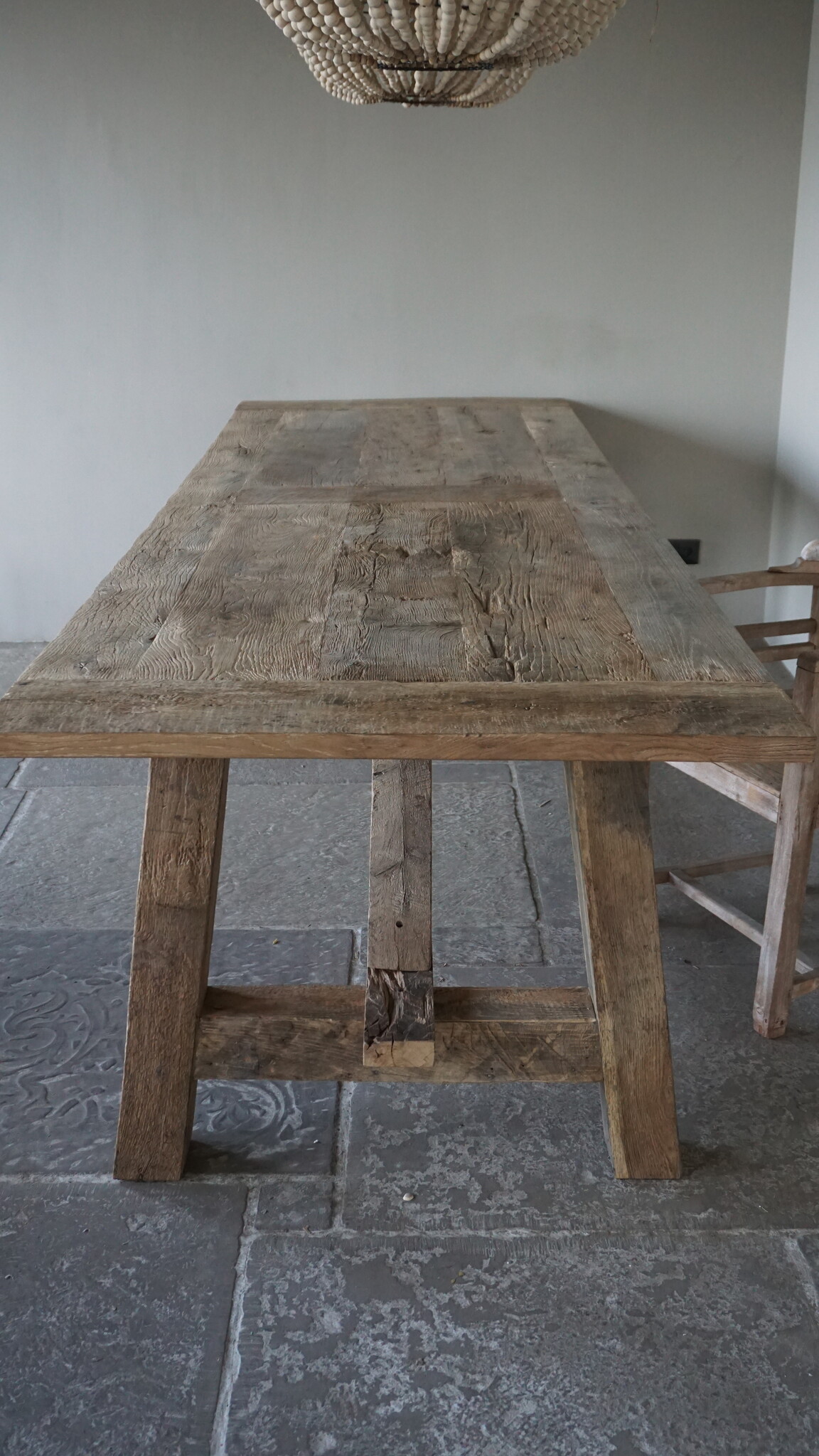 Rene Houtman Oud Eikenhouten Tafel | L300 x B100 x D80 cm