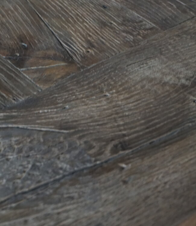 Rene Houtman Oud Eikenhouten Tafel | L300 x B100 x H79 cm