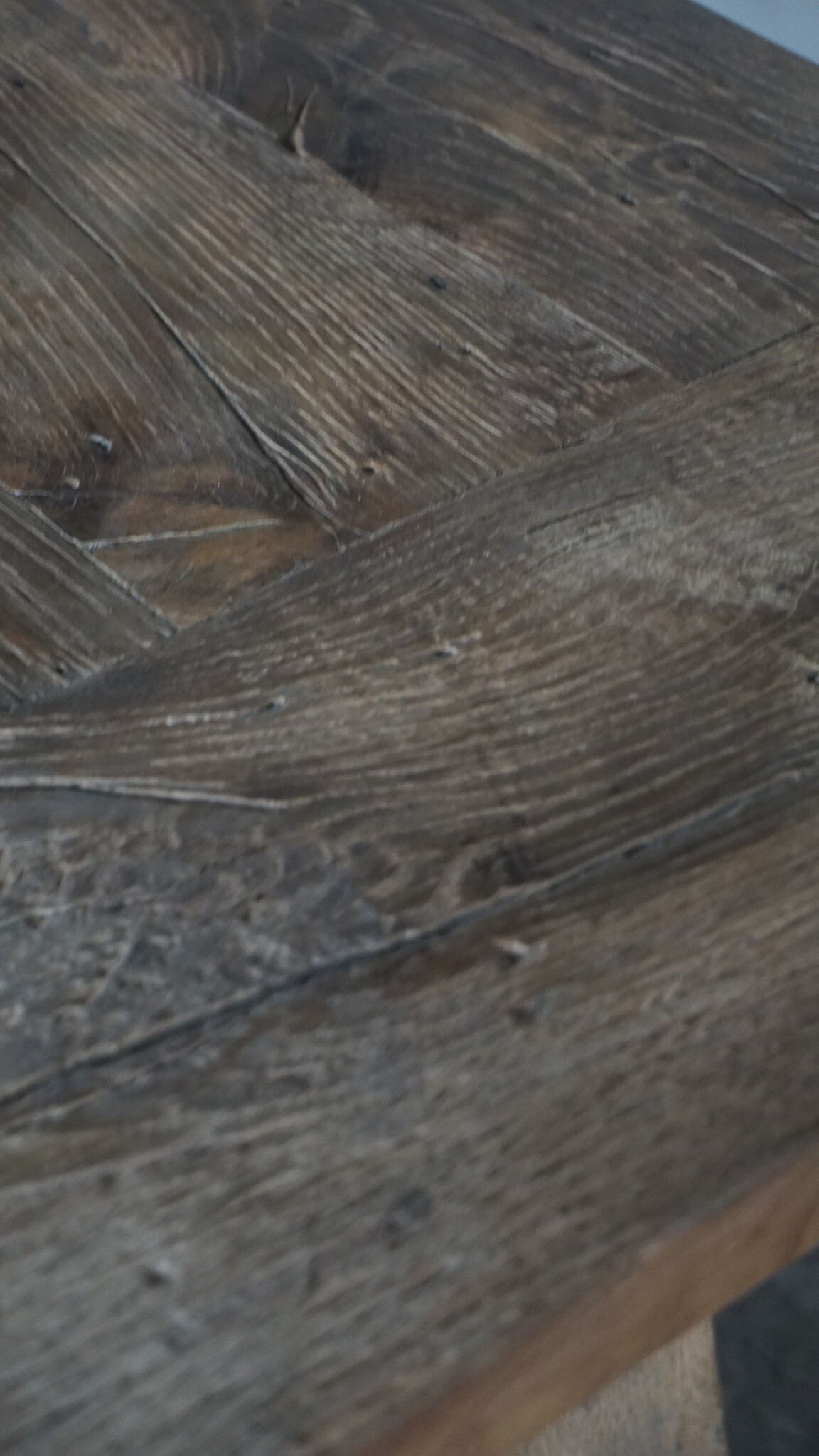 Rene Houtman Oud Eikenhouten Tafel | L300 x B100 x H79 cm