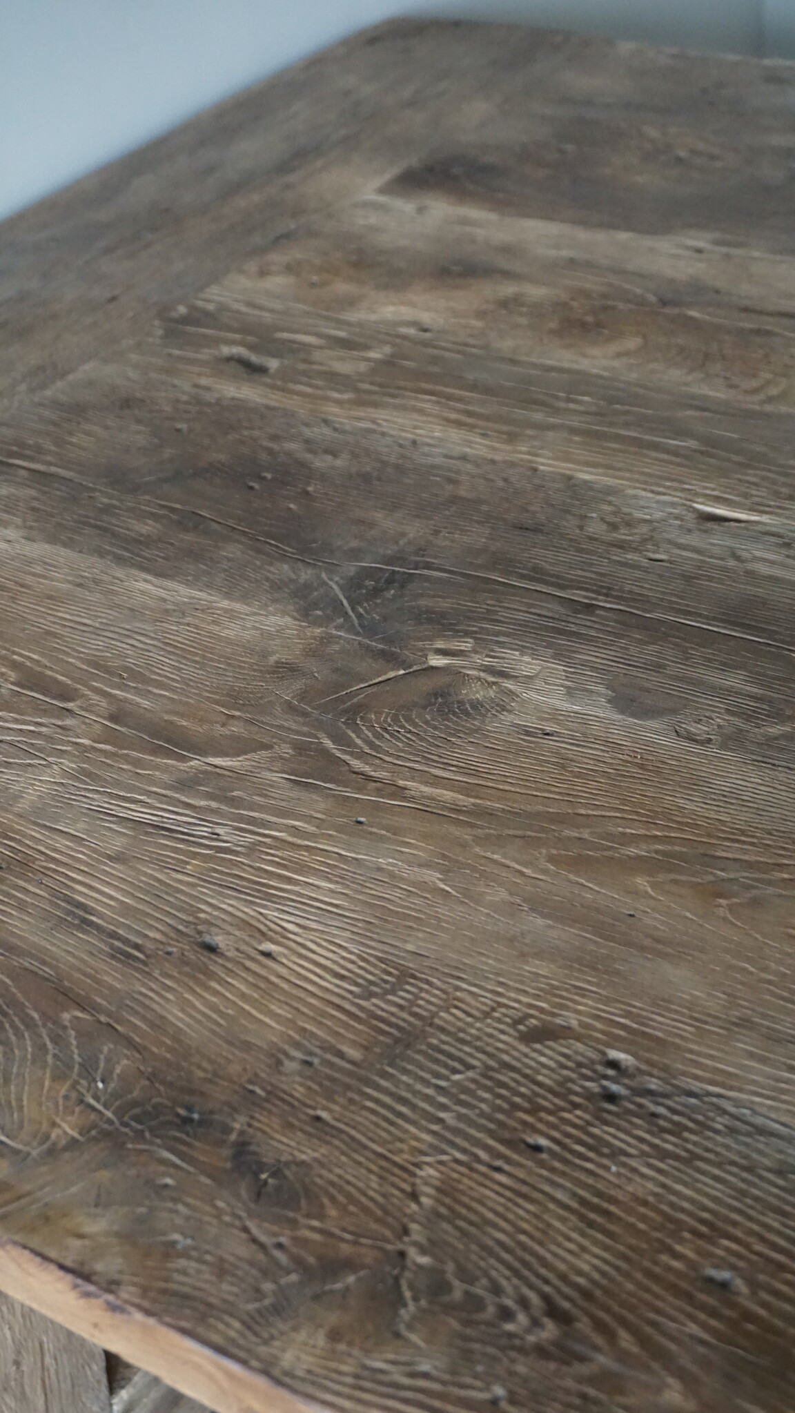 Rene Houtman Oud Eikenhouten Tafel | L300 x B100 x H79 cm