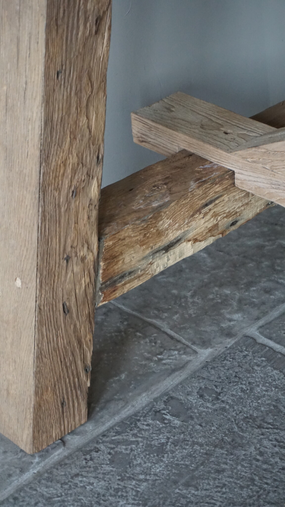 Rene Houtman Oud Eikenhouten Tafel | H80xL300xB100 cm