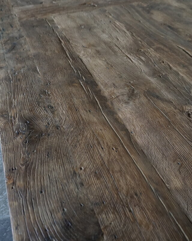 Rene Houtman Oud Eikenhouten Tafel | H80xL300xB100 cm