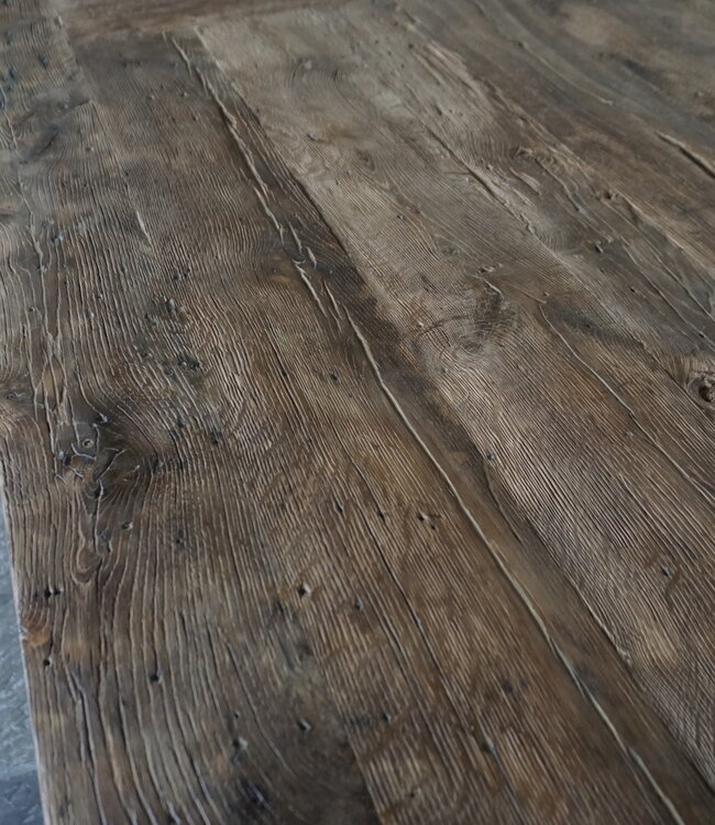 Rene Houtman Oud Eikenhouten Tafel | H80xL300xB100 cm